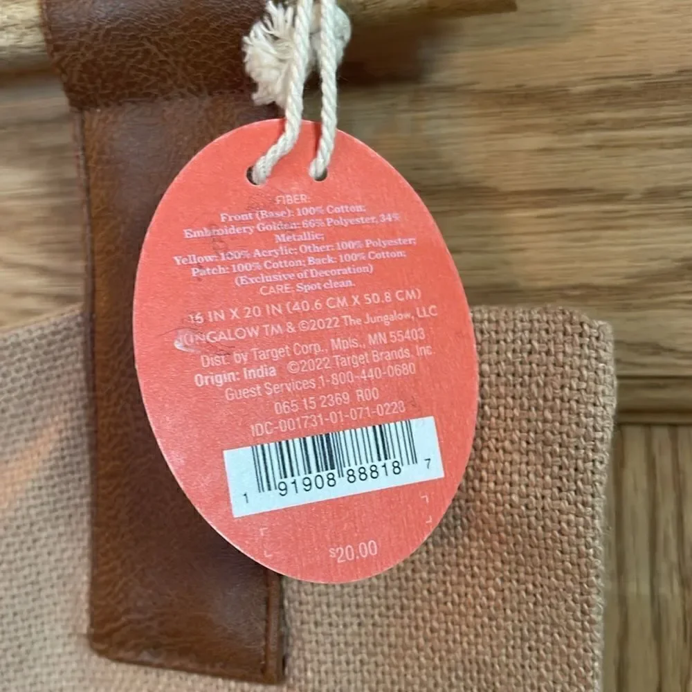 OPALHOUSE Jungalow Pumpkin Fall Wall Hanging *NEW*